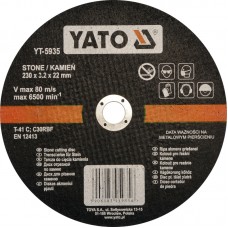 YATO Disc pentru taiat piatra 230 x 3.2 x 22 mm